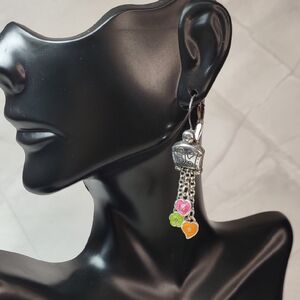 Brighton "Havana" Dangling Enamel Charm Earrings